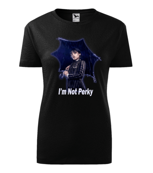 Tricou "Wednesday - Im not perky"